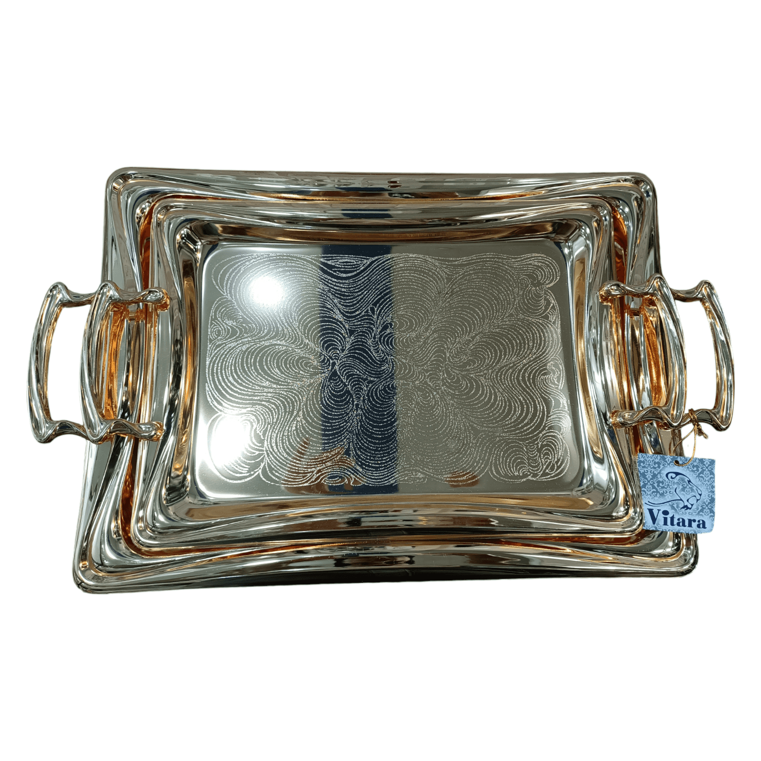 سینی ویتارا مستطیل طلایی طرح 1