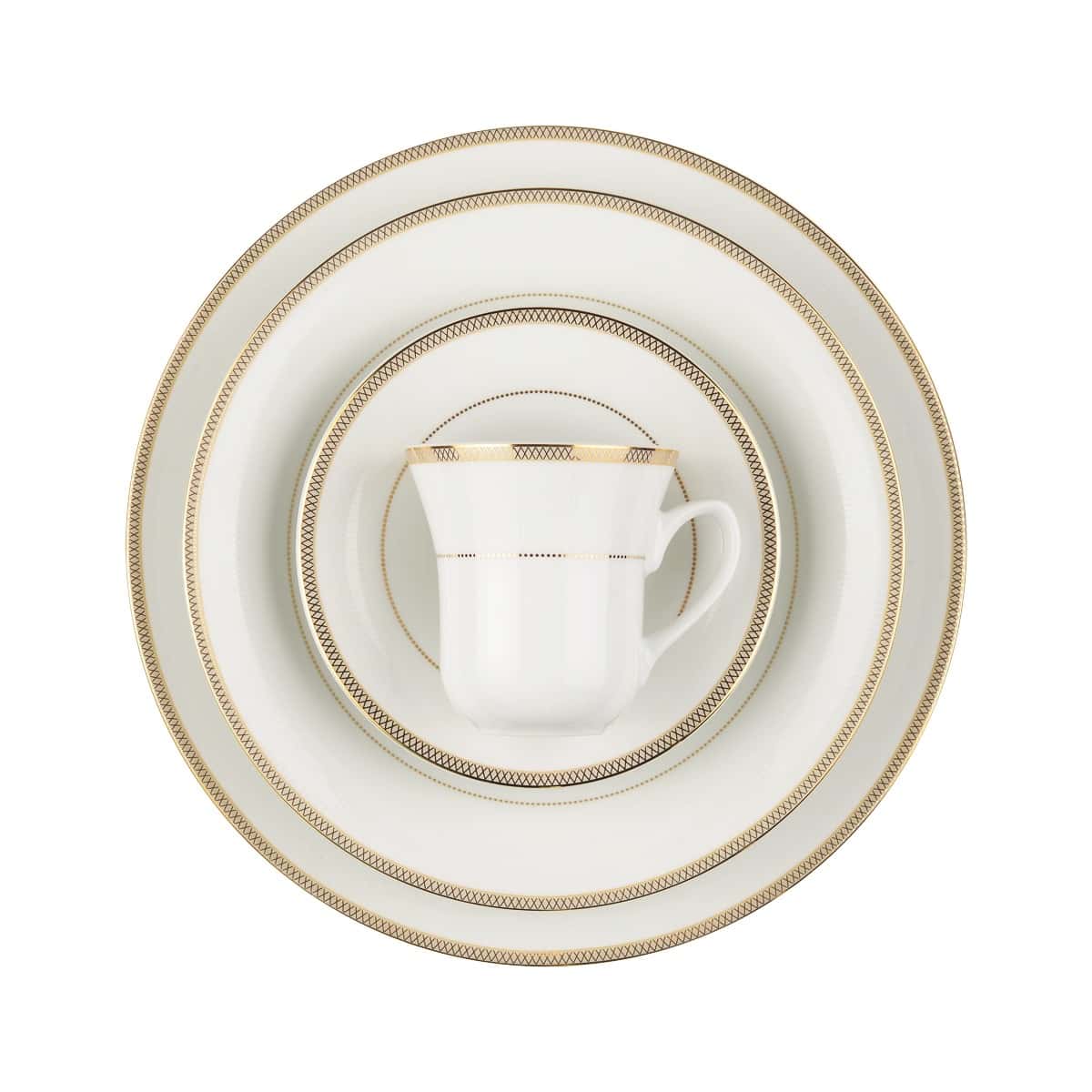 سرویس چینی 108 پارچه شهرزاد سپینود 12 نفره چینی زرین