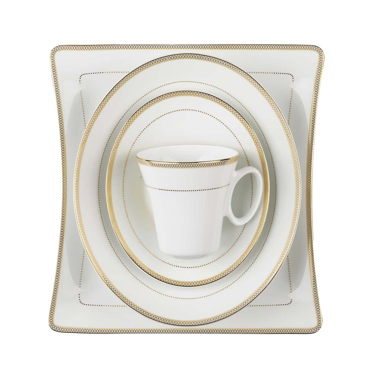 سرویس چینی 97 پارچه وینچی سپینود 12 نفره چینی زرین