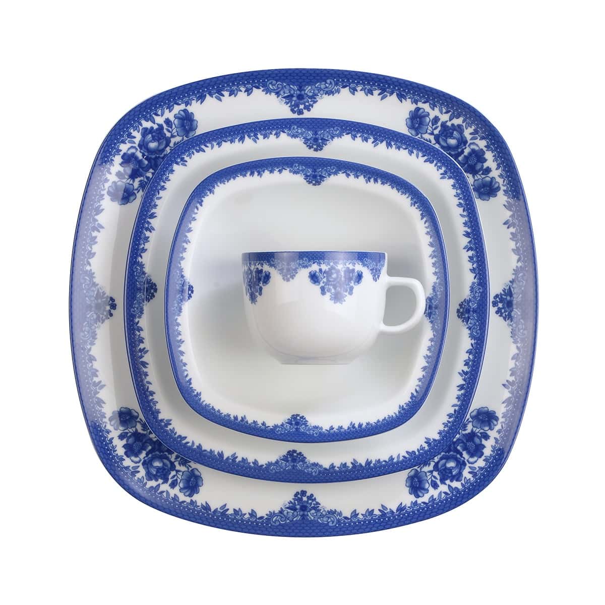 سرویس غذاخوری 98 پارچه 12 نفره فلورانس کواترو چینی زرین