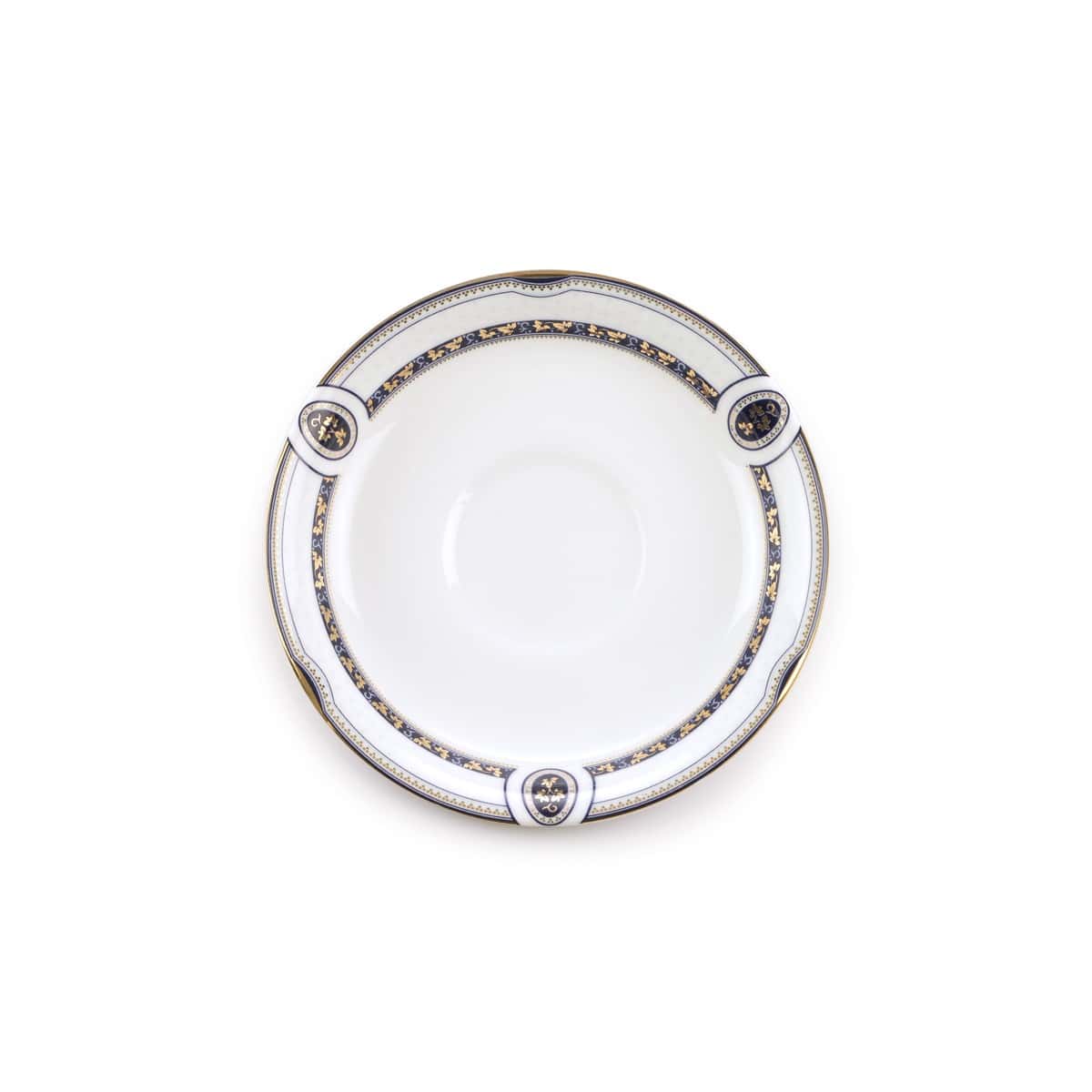 نعلبکی پرشیا سرمه ای چینی زرین درجه عالی