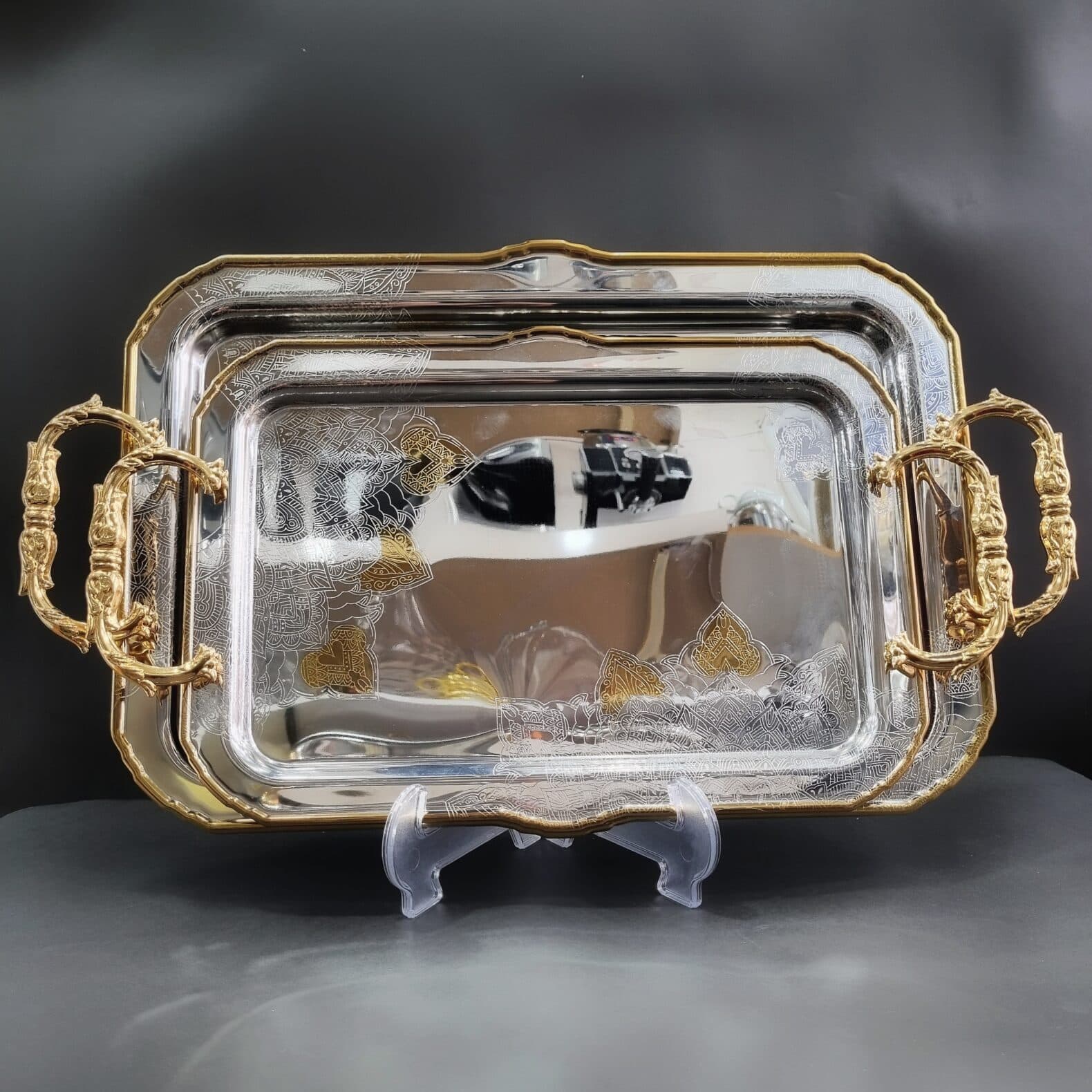 سینی جفتی تمام استیل وارداتی morgen