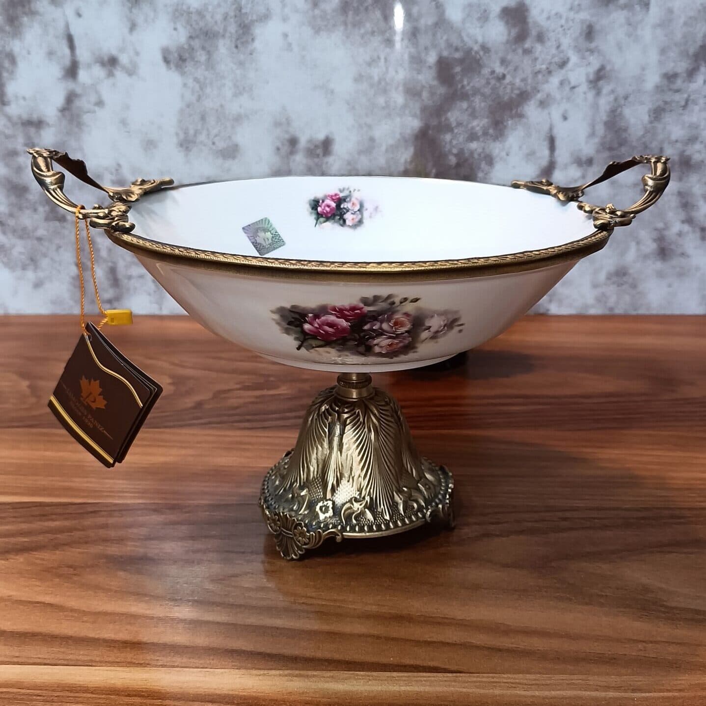 کاسه 23 پایه برنزی آنتیک لمونژ پانیذ 181\1