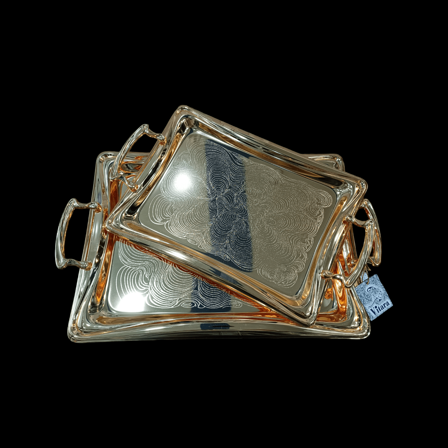 سینی ویتارا مستطیل طلایی طرح 1 thumbnail 2