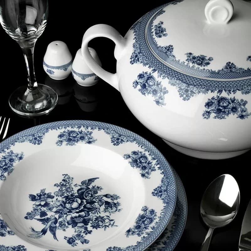 سرویس چینی 102 پارچه کامل چینی زرین ایران سری ایتالیا اف مدل فلورانس درجه عالی thumbnail 7