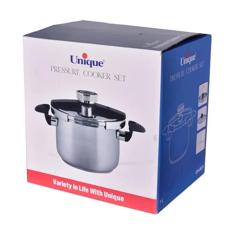 زودپز استیل یونیک کد 8624 گنجایش 7 لیتر thumbnail 8