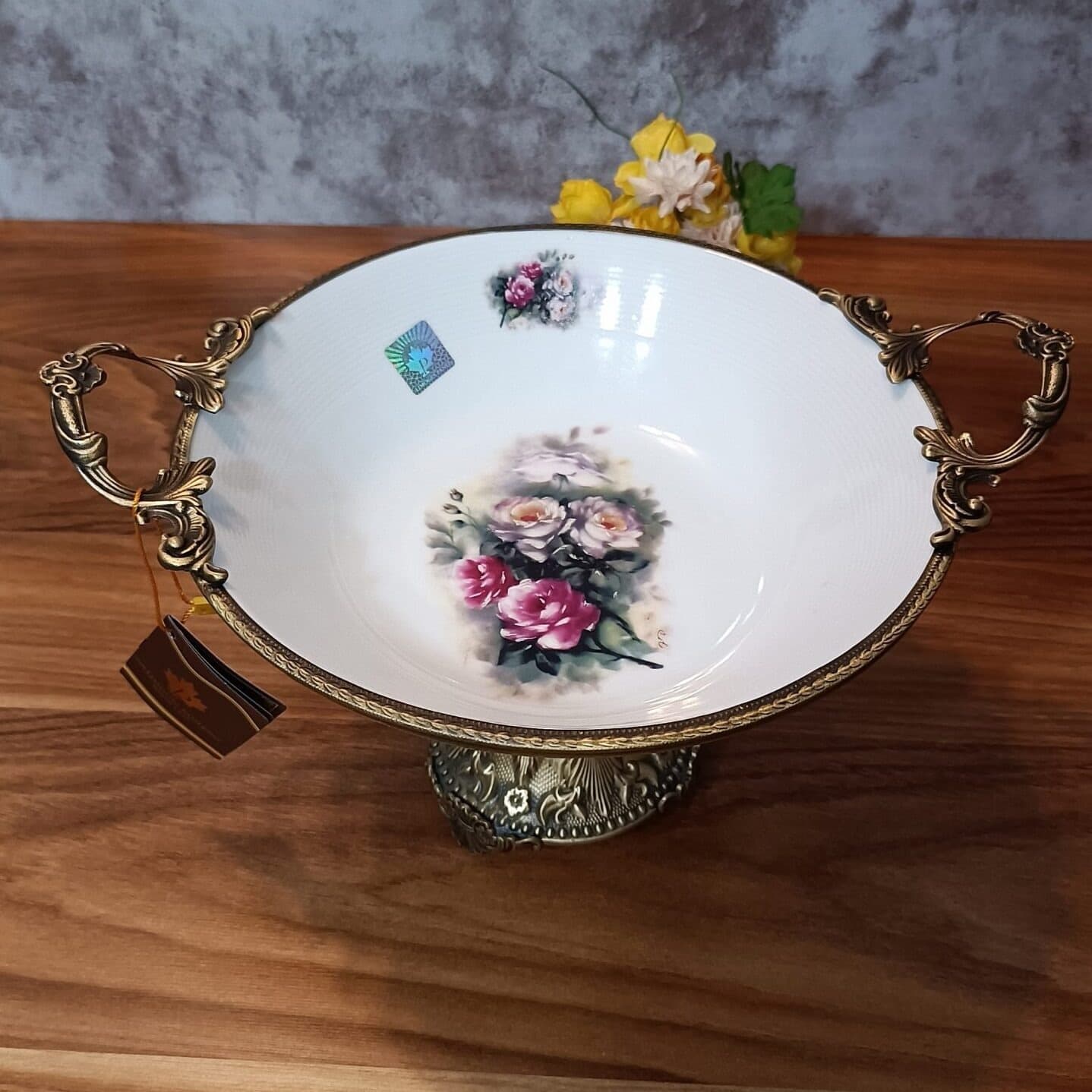 کاسه 23 پایه برنزی آنتیک لمونژ پانیذ 181\1 thumbnail 2