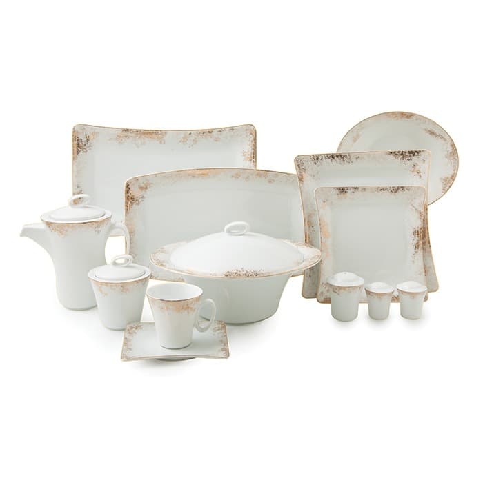 سرویس 97 پارچه وینچی چینی زرین گل آرایی کلودیا