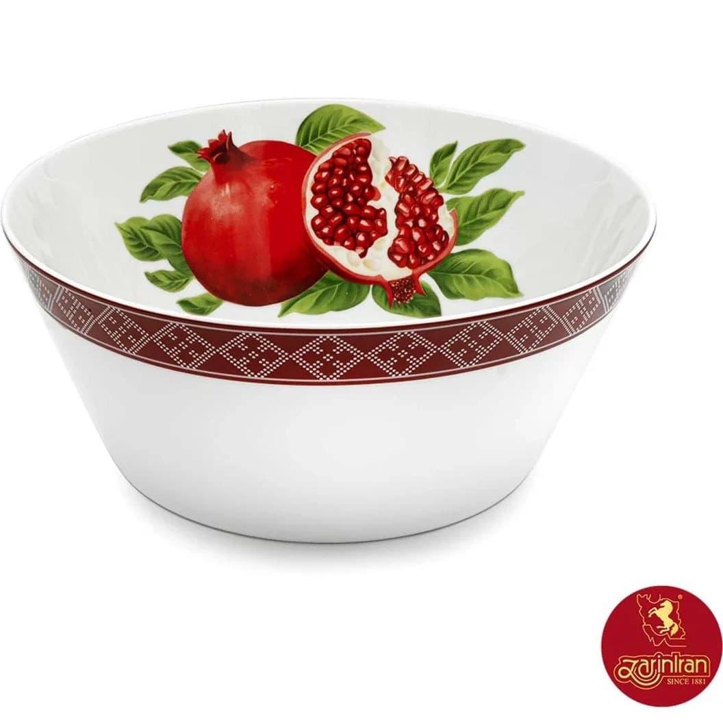 سرویس انارخوری یلدا چینی زرین فرم اس 7 پارچه thumbnail 3