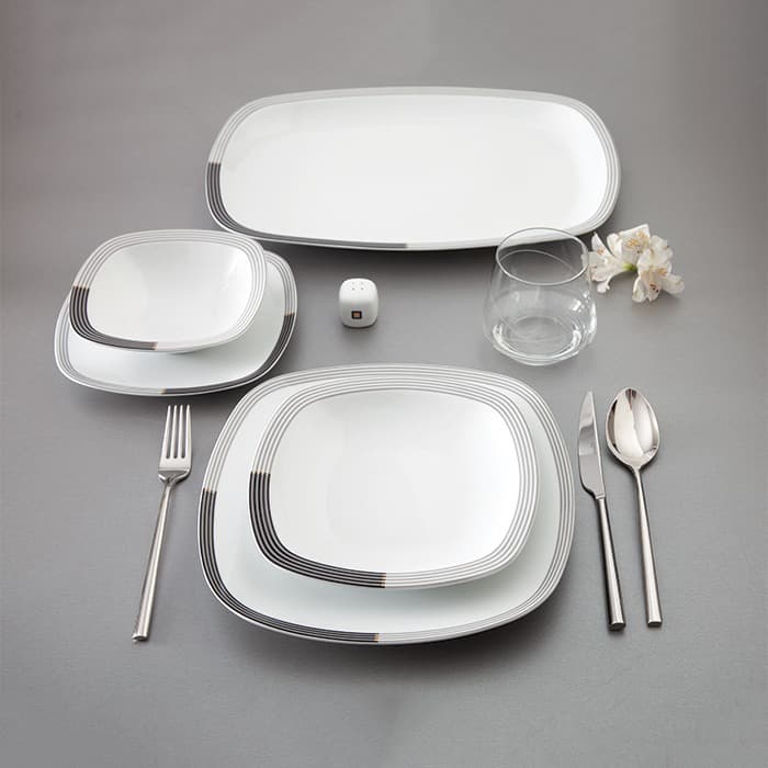 سرویس 27 پارچه کواترو چینی زرین طرح وگاس thumbnail 4