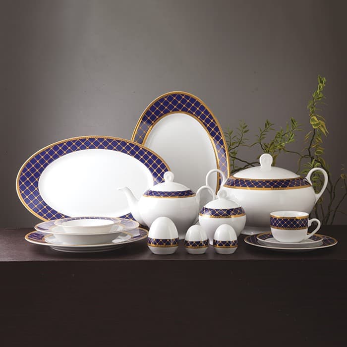 سرویس 102 پارچه چینی زرین ایتالیا اف طرح هلیا درجه عالی thumbnail 2