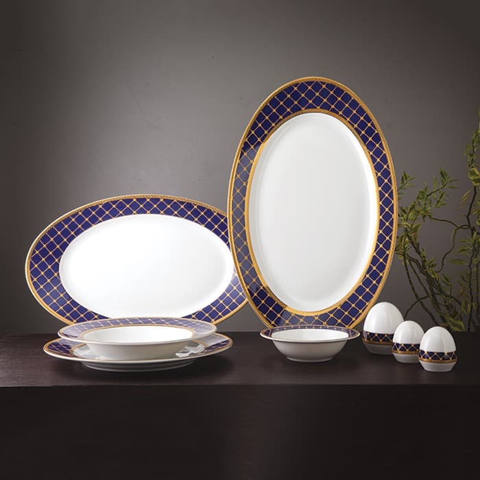 سرویس 102 پارچه چینی زرین ایتالیا اف طرح هلیا درجه عالی thumbnail 5