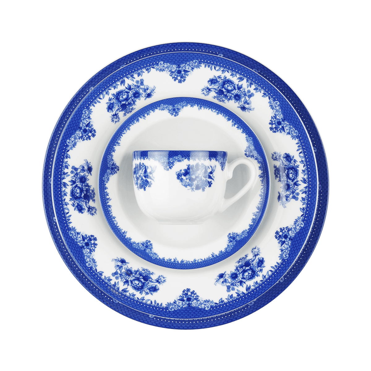 سرویس چینی 102 پارچه کامل چینی زرین ایران سری ایتالیا اف مدل فلورانس درجه عالی thumbnail 4