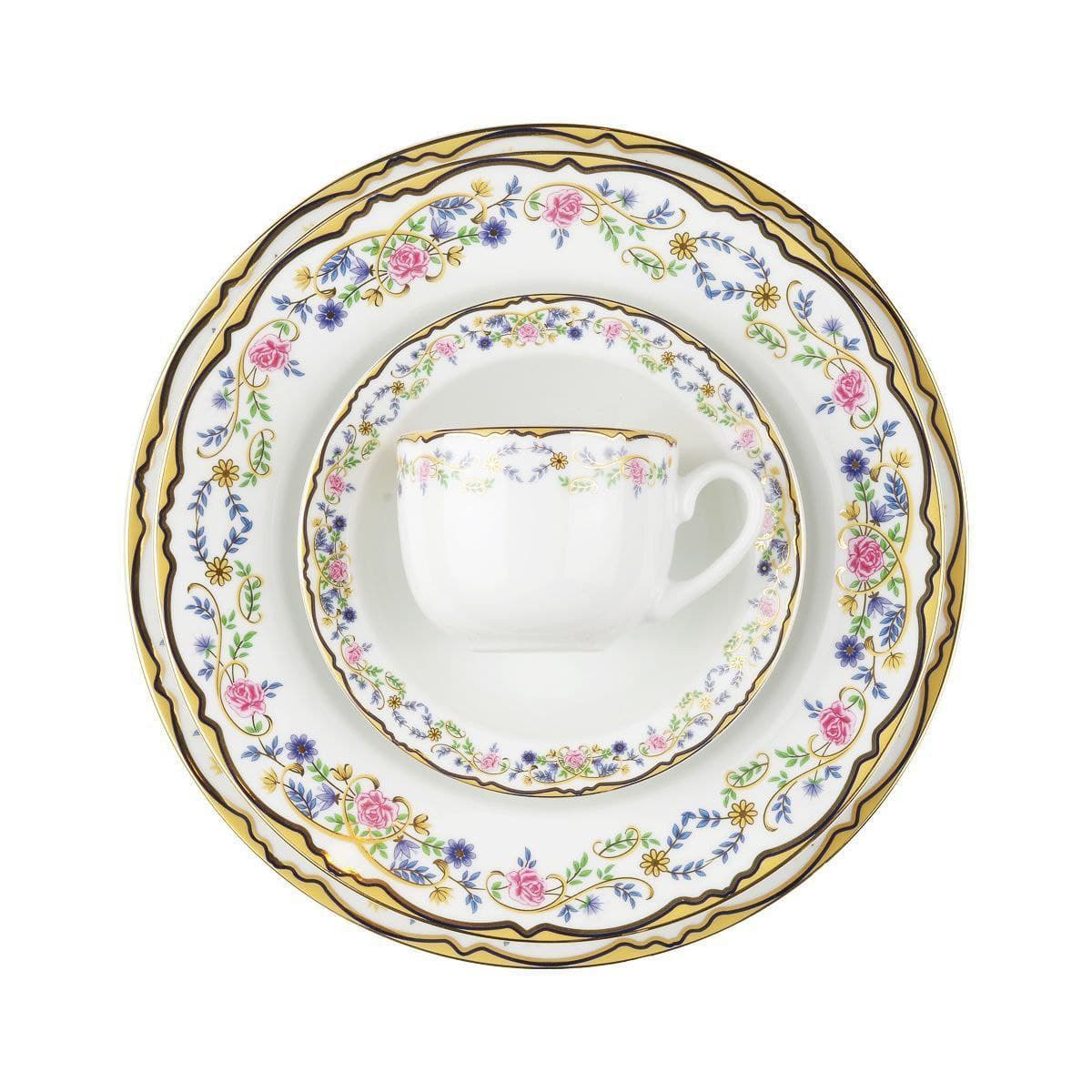 سرویس ۱۰۲ پارچه چینی زرین آرایه گلستان درجه عالی