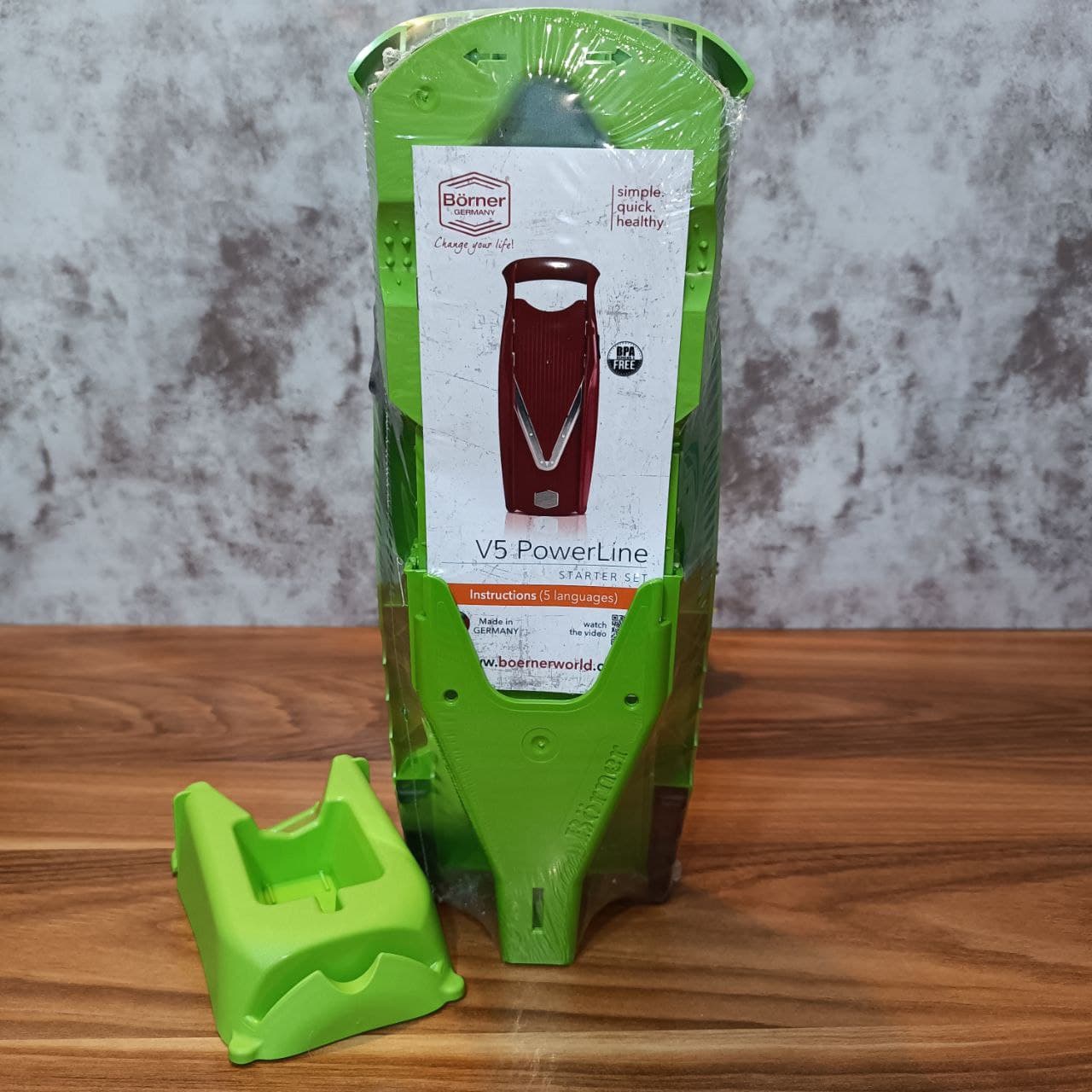 رنده برنر اصل آلمان مدل V5 رنگ سبز thumbnail 3