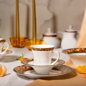 سرویس 108 پارچه والندورفر آرایه شهرزاد طرح سیمرغ چینی زرین thumbnail 3