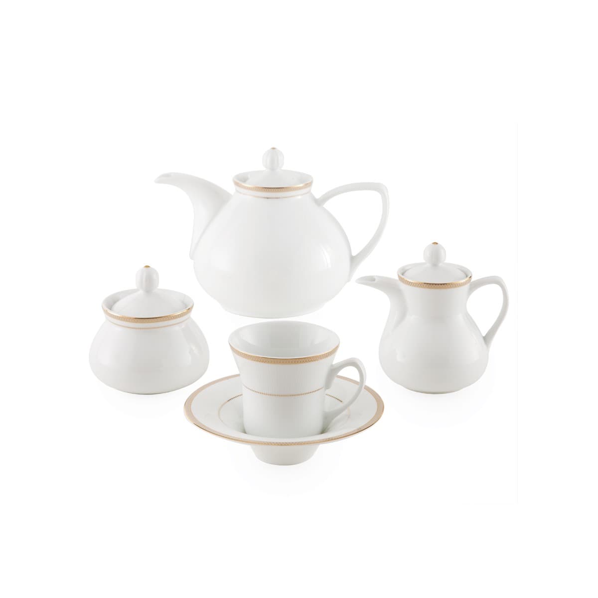 سرویس چینی 108 پارچه شهرزاد سپینود 12 نفره چینی زرین thumbnail 3