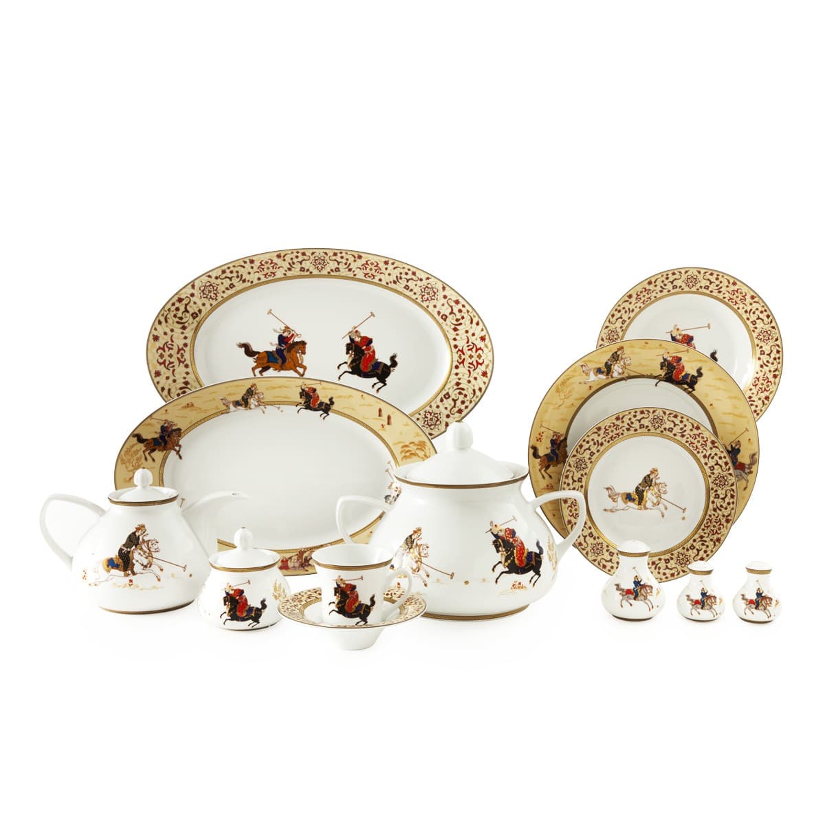 سرویس چینی 108 پارچه شهرزاد والندورفر چوگان 12 نفره چینی زرین thumbnail 2