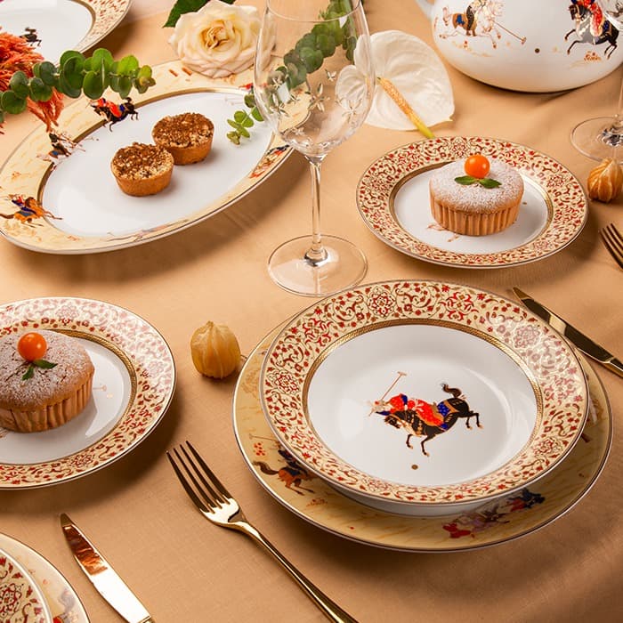 سرویس چینی 108 پارچه شهرزاد والندورفر چوگان 12 نفره چینی زرین thumbnail 4