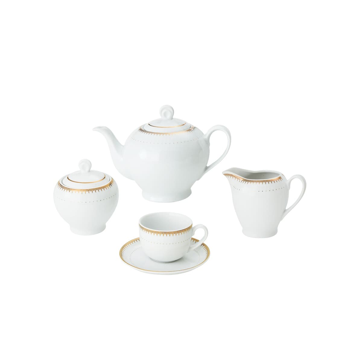 سرویس چینی 102 پارچه ایتالیا اف سپیدار 12 نفره چینی زرین thumbnail 3