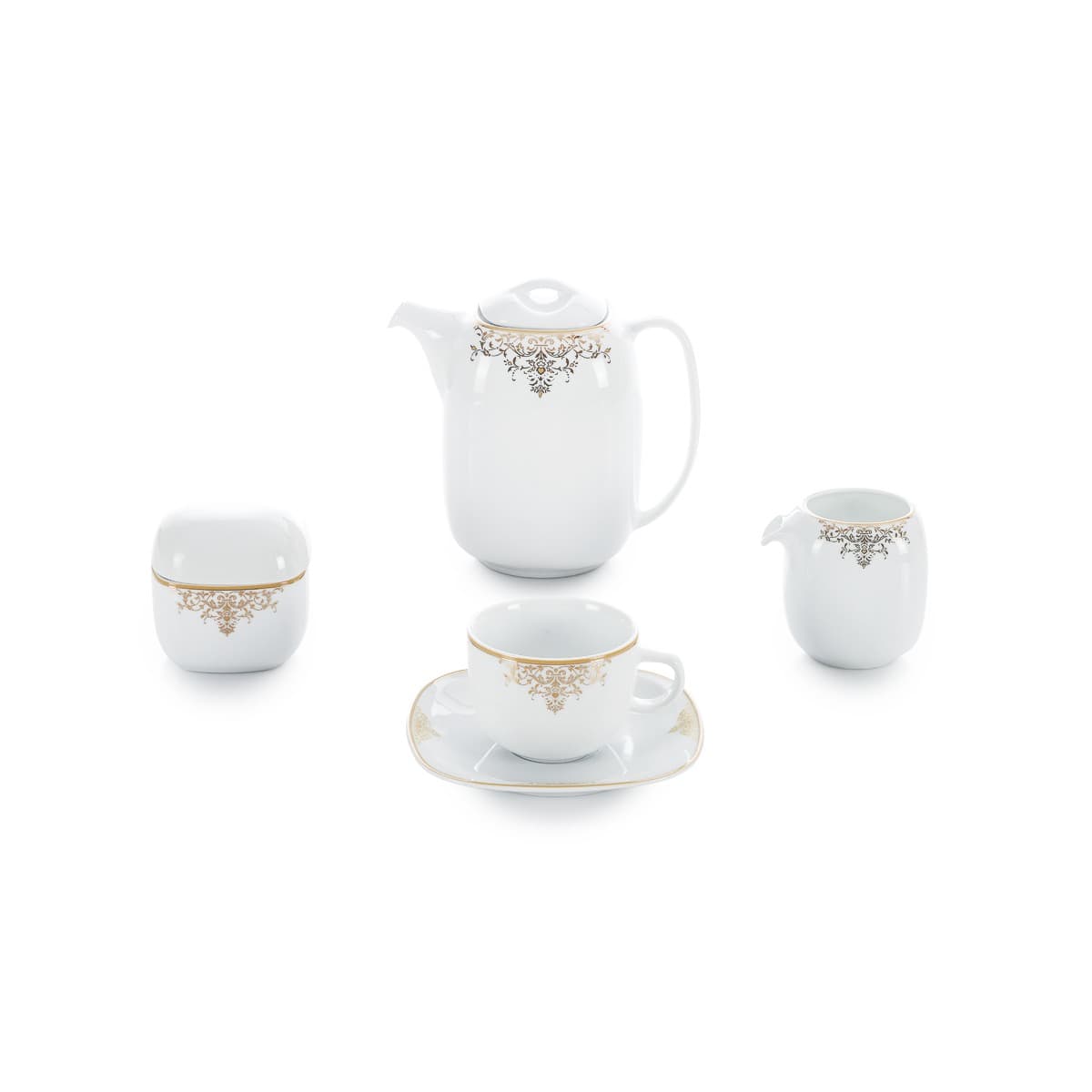 سرویس چینی 98 پارچه کواترو مونت کارلو طلایی 12 نفره چینی زرین thumbnail 5