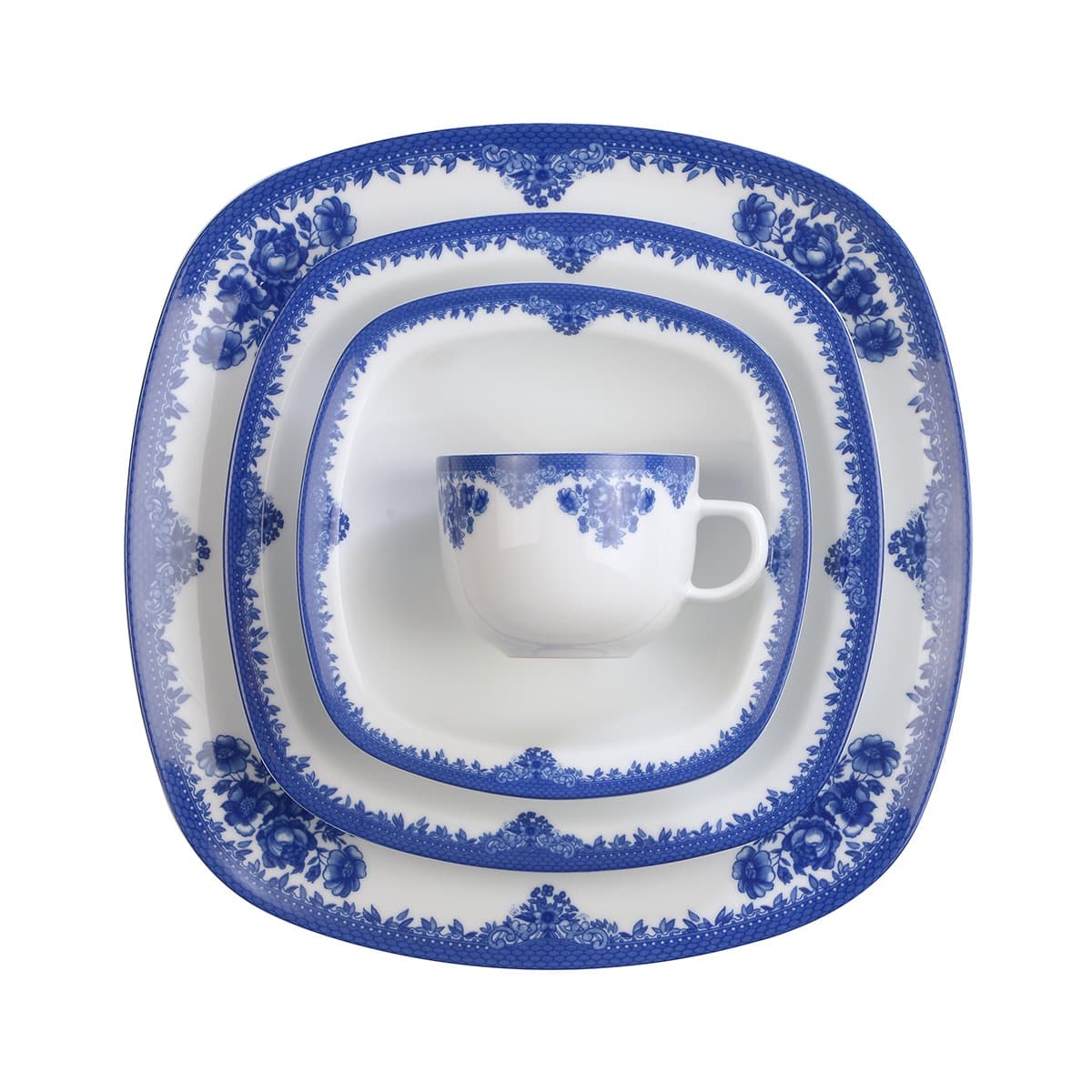 سرویس غذاخوری 98 پارچه 12 نفره فلورانس کواترو چینی زرین