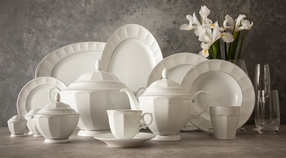 سرویس چینی 103 پارچه نئوکلاسیک دلسا 12 نفره چینی زرین thumbnail 7