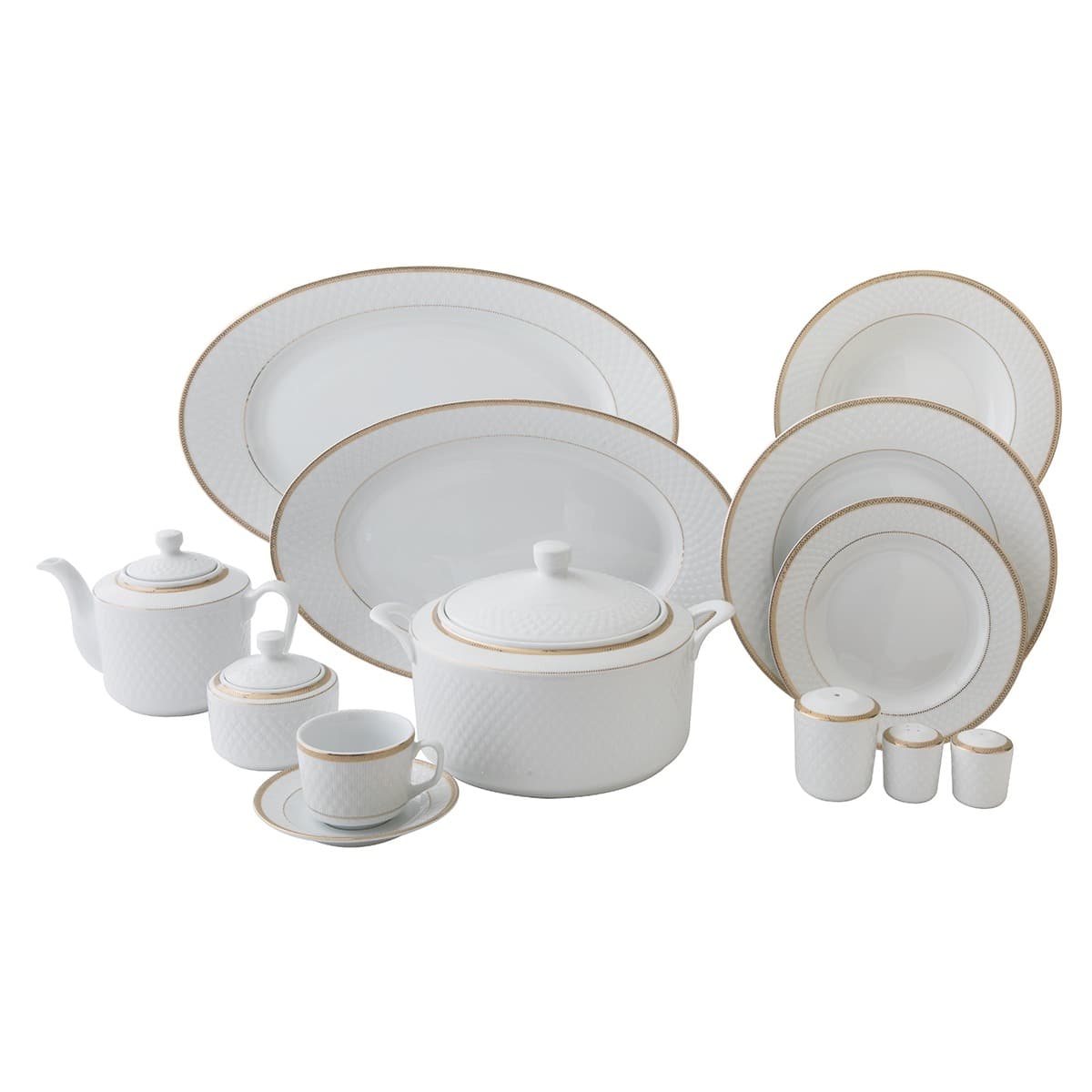 سرویس چینی 102 پارچه رادیانس سپینود 12 نفره چینی زرین thumbnail 2