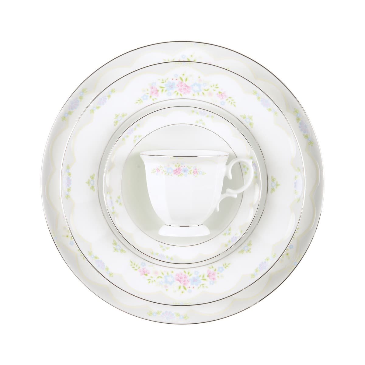 سرویس چینی 103 پارچه نئوکلاسیک گلاریس 12 نفره چینی زرین